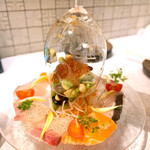 酒菜 ダイチ - グラスを上げると…