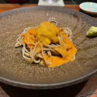 蕎庵 三たて - うにそば
