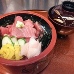 甲寿司 - まぐろぶつ丼定食（ランチ）