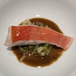 Chisou Nishikenichi - 生き〆金目鯛のお料理