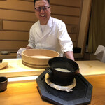 らん亭～ 美日庵 - 炊き立ての福島県産天のつぶ