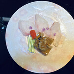 らん亭～ 美日庵 - 京都府舞鶴市産虎河豚のてっさ　京都府舞鶴市産虎河豚の皮をとじこめた煮こごり