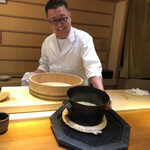 らん亭～ 美日庵 - 炊き立ての福島県産天のつぶ