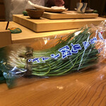 らん亭～ 美日庵 - ネギショウガに使用する小ねぎ