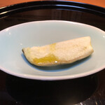 らん亭～ 美日庵 - 箸休め:京野菜泉州の水茄子にオリーブオイルとお塩