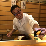 らん亭～ 美日庵 - 北海道礼文島産雲丹の海苔巻きと五十嵐大将