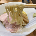 開運橋通 ふじ原 - 手揉みの太麺　弾力がハンパないです