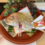 しゃぶしゃぶ・日本料理 木曽路 - お食い初めセットの鯛