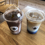 SIP HOK THAI CAFE - 濃厚マグマエスプレッソチョコレートミルク 605円　アンチャンバニララテ 508円　