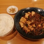 チャイニーズ酒房 ココイロ - 「麻婆豆腐&ライス」1130円