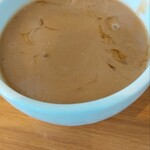 竹麺亭 - 鶏白湯醤油つけスープ