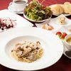 Vertigo - 料理写真:♡６th Anniversary♡スペシャルパスタコース。４種の前菜、新鮮サラダ、季節のスープ、バケット、パスタ、デザート、ドリンクで2100円（税込）