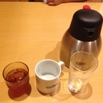 Junwa - からですが、ドリンクバーのカップとコップです。