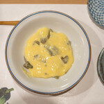 うを徳 - 2023.6 愛知産トウモロコシ「サニーショコラ」と秋田産蓴菜の葛寄せ