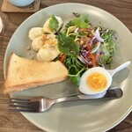 庭cafe443 in Todoroki - 朝活モーニングプレート880円