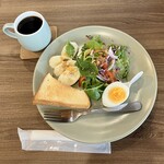 庭cafe443 in Todoroki - 朝活モーニングプレート880円
