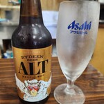 Jutoku an - 八海山ビール、グラスまでちゃんと冷えてます(^ω^)