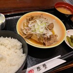 Niyu To Kiyoshouya - 今回オーダーの牛肉豆腐定職