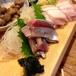 泰平 - さんま、太刀魚の造り