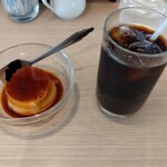 センリ軒 - アイスコーヒー＆プリン
