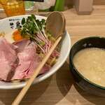 麺や 鳥の鶏次 - 鶏つけめん 麺大盛(2023/6)