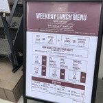 マンチズ バーガー シャック - メニュー看板