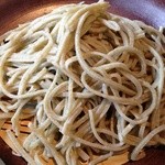 十割無篩い無玄蕎麦のアップ