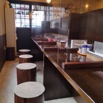 麺工房 華みずき - カウンター席