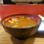 Kouraku - サービスで頂いたアサリの味噌汁