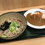 名代 箱根そば - 2019/02/25 ミニカツカレーセット（そば）