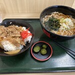 名代 箱根そば - 2020/09/25 ミニ豚丼セット（そば）