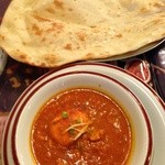 TOR KARI - キーマエッグカレー＠８５０円とプレーンナン＠３５０円