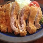 Gurirutakano - 一日限定10食、八尾おわらグリーンポークのとんかつ