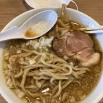 ラーメン酒場 天狗 - 太麺