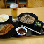 ふくふく亭 - 料理写真:二八そば＆ロースとんかつ