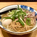 麺ハウス こもれ美 - 特製鶏そば 塩　正面から