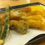 そば処 赤星 - 穴子てんぷら