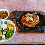 Forukusu - フォルクスチキンステーキランチ　1518円＋サラダバー・スープバー2回目