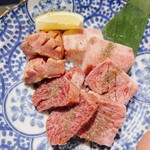 TOKYO焼肉ごぉ - 究極厚切り4点盛り