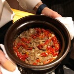 Niku Kappou Kissaki - 土鍋ご飯 和牛とドライトマト炊き込み