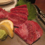 旬鮮炭火焼 獺祭 - 牛のささみ？