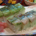 もぐり漁師の店 天草海士宴 - 　「このしろ寿司定食」（800円）