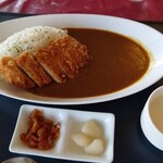 Nisentoandoryusugorufukurabujapan - カツカレー 追加差額200円 全景