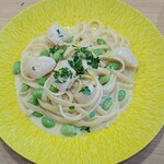 路地裏イタリアン Principianti - パスタ
            北海道産帆立のレモンクリームソース（＋６００円）