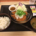 Matsunoya - 2018/07/04 おろし塩ダレささみカツ定食