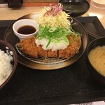 Matsunoya - 2019/08/31 おろしロースかつ定食