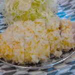 揚げもの処 かつひろ - ロースかつ全容