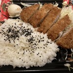 Matsunoya - 2021/03/17 サービスとんかつ定食弁当390円