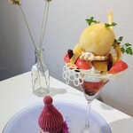 雨虹 - ■桃パフェ (R5.6/21～)
            ■ハスカップケーキ