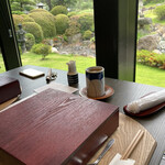 雲仙宮崎旅館 - 着席してすぐは、こんな感じ